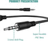 USB to Aux Audio Adapter, 3.5mm Male to USB Female for Car Music with U-Disk, 2 Pack, Requires Audio Decoding