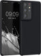 kwmobile Case for Samsung Galaxy S21 Ultra, TPU Silicone Phone Cover with Soft Finish - Black