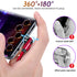 540° Rotating Magnetic Charging Cable (Red 4-Pack 3/3/6/6ft), 3 in 1 USB C Magnetic Phone Charger Cable, 2.4A Fast