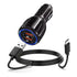 Fast Car Charger & 5ft USB Type C Charging Cable for TCL Flip Pro 10L 20 SE 30, Cricket Influence Icon 2/3, ATT Calypso
