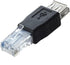 4 Pack USB to Ethernet Adapter, USB to RJ45 Adapter, 2.0 Female to LAN RJ45 8P8C Male Crystal Ethernet 10Mb/100Mb