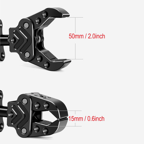 Anntery Arms-A030 Camera Super Clamp Mount Standard Metal Stud for Photography Studio Video Lighting Camera Crab Plier