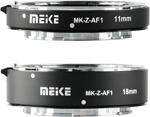 MEKE MK-Z-AF1 Full Frame Macro Metal AF Auto Focus Extension Tube Adapter Kit for Nikon Z Series Cameras