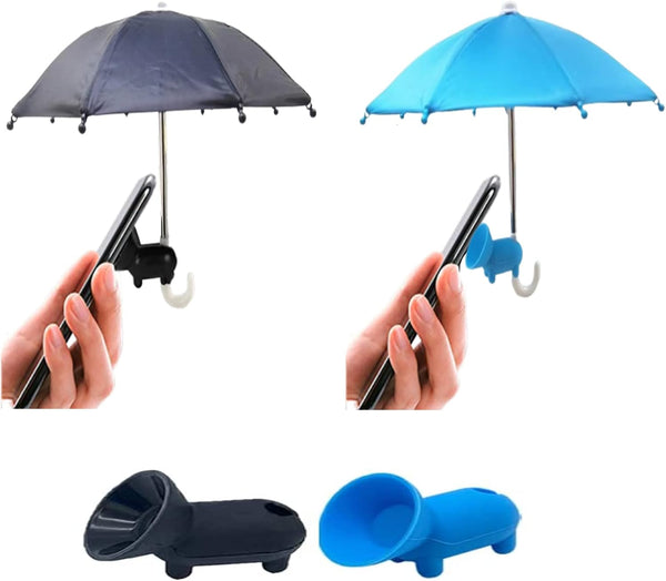 Phone Umbrella for Sun Shade, Suction Cup Stand, Outdoor Anti-Glare Cell Phone Holder, Car Navigation Sun Shade Umbrella