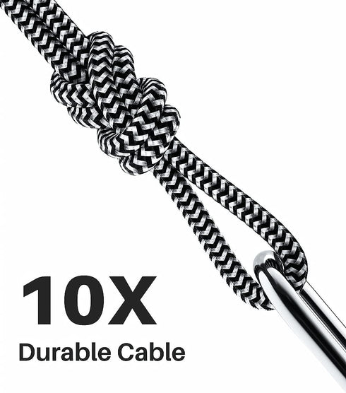 LDLrui 10ft USB-C Cable, 10Gbps Data Transfer, Nylon Braided QC 3.0 Fast Charging USB A to USB C Charger Cord for