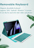 Keyboard Case for iPad 10th Generation 2022, 10.9 Inch with Bluetooth Concave Key Magnetic Detachable Cover