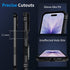 Muntinfe 17 17 6.3 inch, for iPhone Case with HD Screen Protector & Slide Camera Cover & Rotated Ring Kickstand