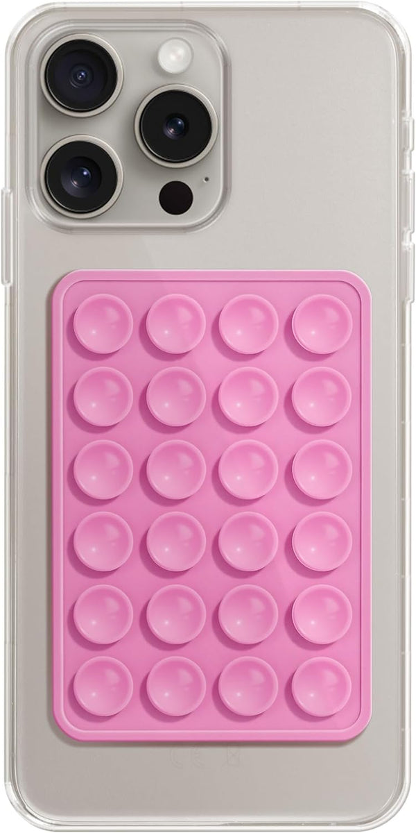 Silicone Phone Sticky Grip - Suction Phone Case Mount for iPhone and Android, Hands-Free Holder