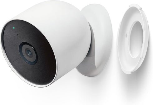 Wall Mounting Plate Replacement for Google Nest Cam Battery, Compatible with Nest Camera Locking Collar & Wall Anchors