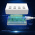 HITRENDS USB Charger, 8 Ports Charging Station 60W/12A Multi Port Hub for Multiple Devices (5ft Cord, White)