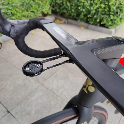 Out Front Bike Stem Handlebar Combo Mount for Garmin Edge, Wahoo, Bryton, Stages Dash Compatible with Deda Alanera