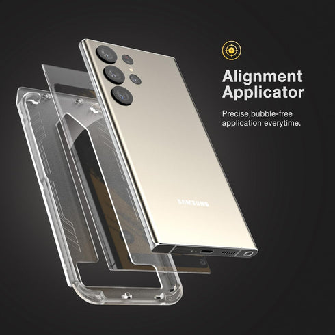 magglass HD Screen Protector for Samsung Galaxy S24 Ultra with Camera Lens Guard (Easy Applicator Included)