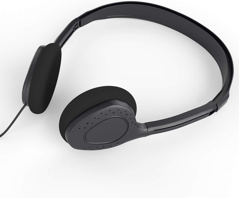 Maeline On-Ear Headphones - Black - 3.5 mm Plug - 1 Pack - Perfect for Music Lovers!