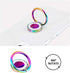 Rainbow Glitter Bling Bling Phone Ring Holder - Iridescent Sparkle Kickstand for Almost All Phones