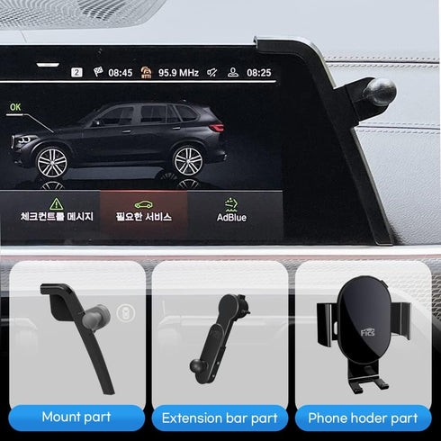 FICS Mobile Cell Phone Holder for BMW X5(G05) X6(G06) 2023, Customized Adjustable Phone Holder Mount for all iPhone