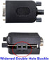 Connector DB9 RS232 D-SUB Female Adapter, Serial 9 Pin Port DB9 COB Breakout Terminal Connector with Case