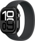 Case Compatible with Apple Watch Series 10 42mm, PC Bumper with Tempered Glass Screen Protector, Black