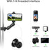 Super Camera Clamp Mount 3.6" Socket Arm 360°Ball Head Magic Arm 1/4" Thread for Canon Nikon/Digital Camera/DSLR/Gopro/Insta360/LED Light(Gopro Adapter,Phone Holder)