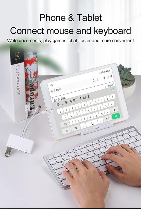 HUI 5 1 SD/SDHC/SDXC/MMC in Lightning Type-c OTG Camera SD TF USB C Memory Card Reader Adapter
