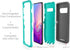 Galaxy S10 Plus Defender Case, Protective Shockproof Hybrid Dual Layer Design Hard Cover (Black-Black)
