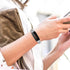 Compatible with Fitbit Inspire 3 Smartwatch Adjustable Metal Band Bling Crystal Rhinestone Bracelet Wrist Strap for