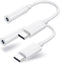 Duyasurs 2 Pack USB C to 3.5mm Headphone Jack Adapter, USB C to