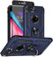 Aozuoton Blue iPhone 8 Plus/7 Plus Case, Military Grade 16ft Drop Tested, Shockproof with HD Screen Protector.