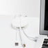 Poppin Jumbo Cable Clip for Cable Management, Cord Organizer, Weighted Holder for Desk, Holds Multiple Medium to Large