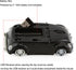 2.4GHz Wireless Mouse Cool Sports Car Shaped Computer Mouse 1200DPI Less Noise Portable USB Mouse Cordless Mouse for PC Laptop Computer Notebook Kids Gift (Black)