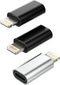 3-Pack USB C Female to Lightning Male Adapter, Fast Charging, Reliable, Premium Material, 1 Year Warranty