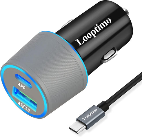 Fast USB C Car Charger, Compatible with Google Pixel 8/8 Pro/7/7 Pro/6/6a/6 Pro/5a/5/4a/4/4 XL/3 XL, 30W Power Delivery