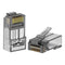 VCE 50-Pack CAT6 Connectors Pass Through, RJ45 Modular Plug 50u Gold Plated 8P8C for CAT6 CAT5E CAT5 Network