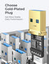 AINOPE USB 3.0 Extension Cable 2 Pack - Type A Male to Female, Braided, Fast Data Transfer for Keyboard, Mouse, Hard