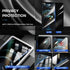 TOCOL 4 Pack Compatible with iPhone 12 Pro Max, 2 Pack Privacy Screen Protector and 2 Pack Camera Lens Protector
