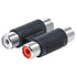 RCA Female Adapter, RCA Female to Female Coupler Audio Video Cable Extension