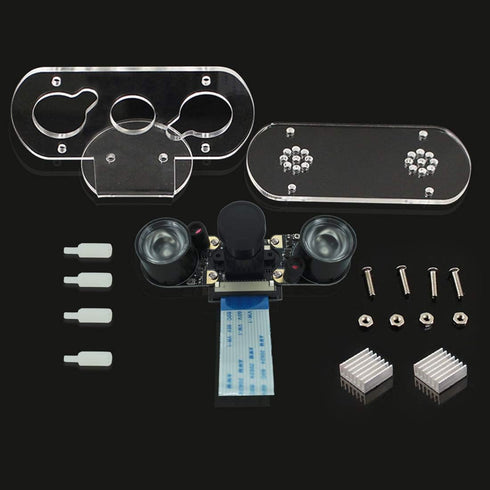 DEVMO 4B 5MP OV5647 1080p 2/3 3 3 /4 Raspberry Pi Night Vision Camera Module Adjustable-Focus Webcam Video Compatible