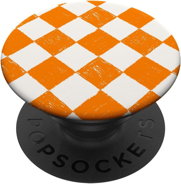 Tennessee Flag State Pride Gift, Knoxville PopSockets Standard PopGrip in Orange and White