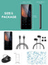 AGPTEK 64GB MP3 5.3, A19PL 2.4" 128GB, Player with Bluetooth Curved Screen Portable Music Player with Speaker Lossless