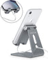 OMOTON C2 15 14 13 8 7 6, Adjustable Cell Phone Stand, Aluminum Desktop Phone Holder Dock Compatible with iPhone Xs XR