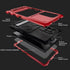 Samsung Galaxy S24 Ultra Case Heavy Duty Metal Aluminium Bumper with Built in Screen Protector, Military Grade Rubber