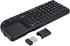 Mini Keyboard - 2.4GHz Keyboard with Touchpad, US Layout, Portable Handheld Rechargeable