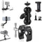UTEBIT Super Clamp Camera Mount with 360° Ballhead Magic Arm, Desk/Bike/Motorcycle Mount for GoPro, Phone, Camera, LED