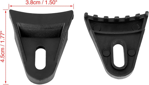 X AUTOHAUX 16pcs Black Car Subwoofer Grill Clips, Clamps for 4" 6" 8" 10" 12" 15" Speakers