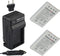 Newmowa EN-EL5 Replacement Battery (2-Pack) and Charger Kit for Nikon EN-EL5, Compatible with Coolpix P530, P520 & More