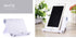 Cell Phone Multi-Angle Stand Holder Mount Cradle Organizer Charger Station Tablet Desktop Bed Office School Kitchen Travel Foldable Portable Adjustable Universal Smartphones (White)