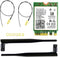 Waveshare AC8265 Wireless NIC Module for Jetson Orin Nano/NX, Supports 2.4GHz / 5GHz Dual Band WiFi and Bluetooth 4.2