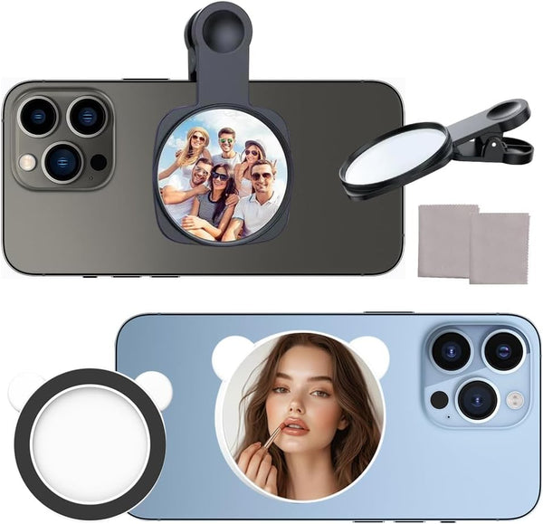 SHDIEHJFMLDH 2 Sets Magnetic Selfie Mirror for Back Camera, Compatible with Magsafe Case