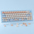 PBT Keycaps 139 Keys Duck Cute Keycap Set, MOA Profile Custom Dye-Sublimation for Cherry Gateron MX Switches