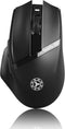 Uciefy Z07 Bluetooth Wireless Mouse, Dual Mode (2.4G+BT5.1) Bluetooth Mouse, USB C Rechargeable