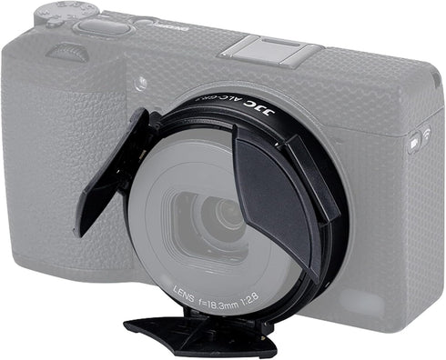 GR3 Auto Lens Cap, JJC ALC-GR3, Opens & Closes Automatically, Compatible with Ricoh GRIII GR 3 Camera